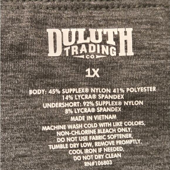 Duluth NoGa Skort UPF 50 Pocket Heather Green Hiking Stretch Skirt 1X - Picture 5 of 10